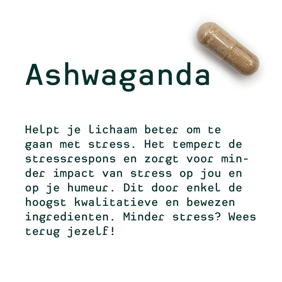 Veronique's personal 30-day plan (Ginseng, Ashwaganda, Lactobacillus)