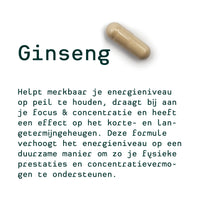 Veronique's personal 30-day plan (Ginseng, Ashwaganda, Lactobacillus)